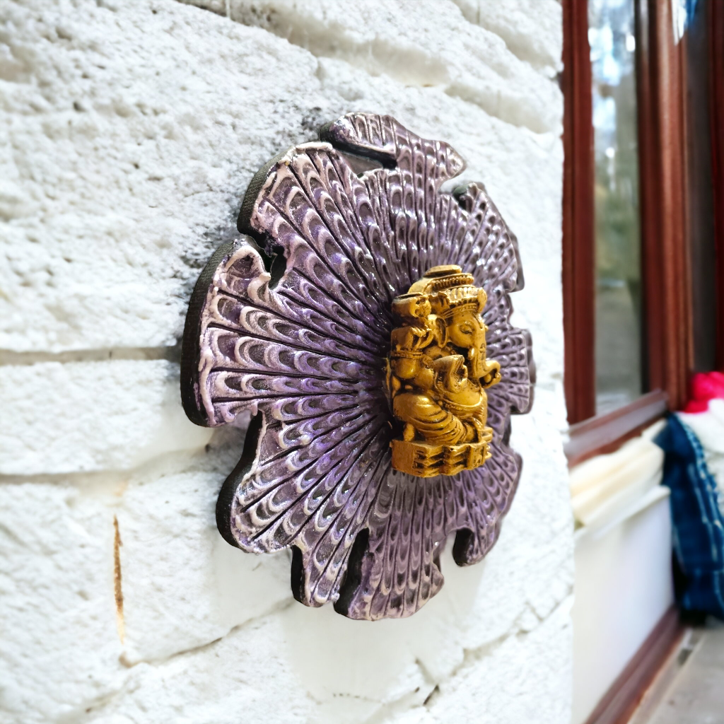 Abstract Shaped Ganesha Mural