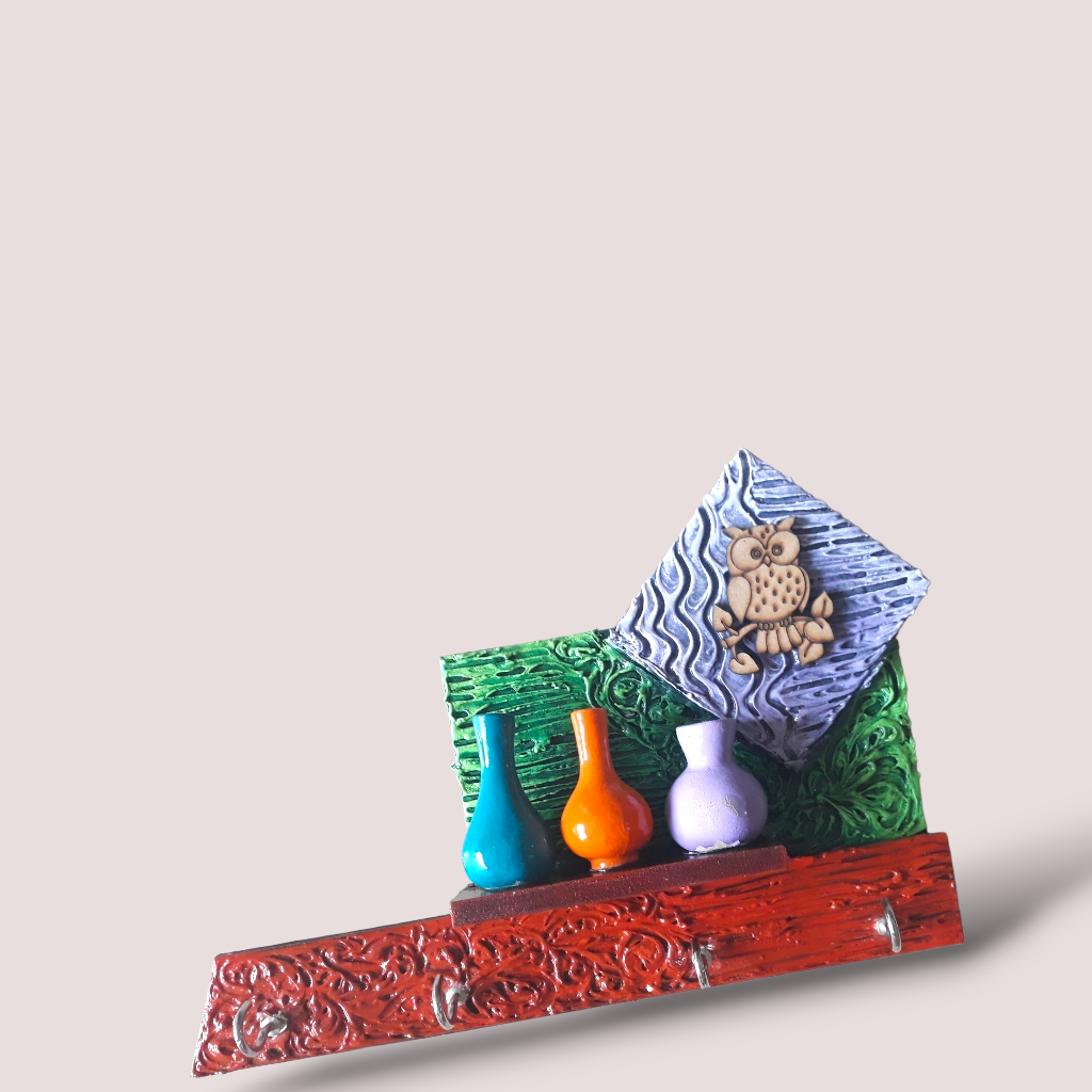 Decorative Keyholder with Pots