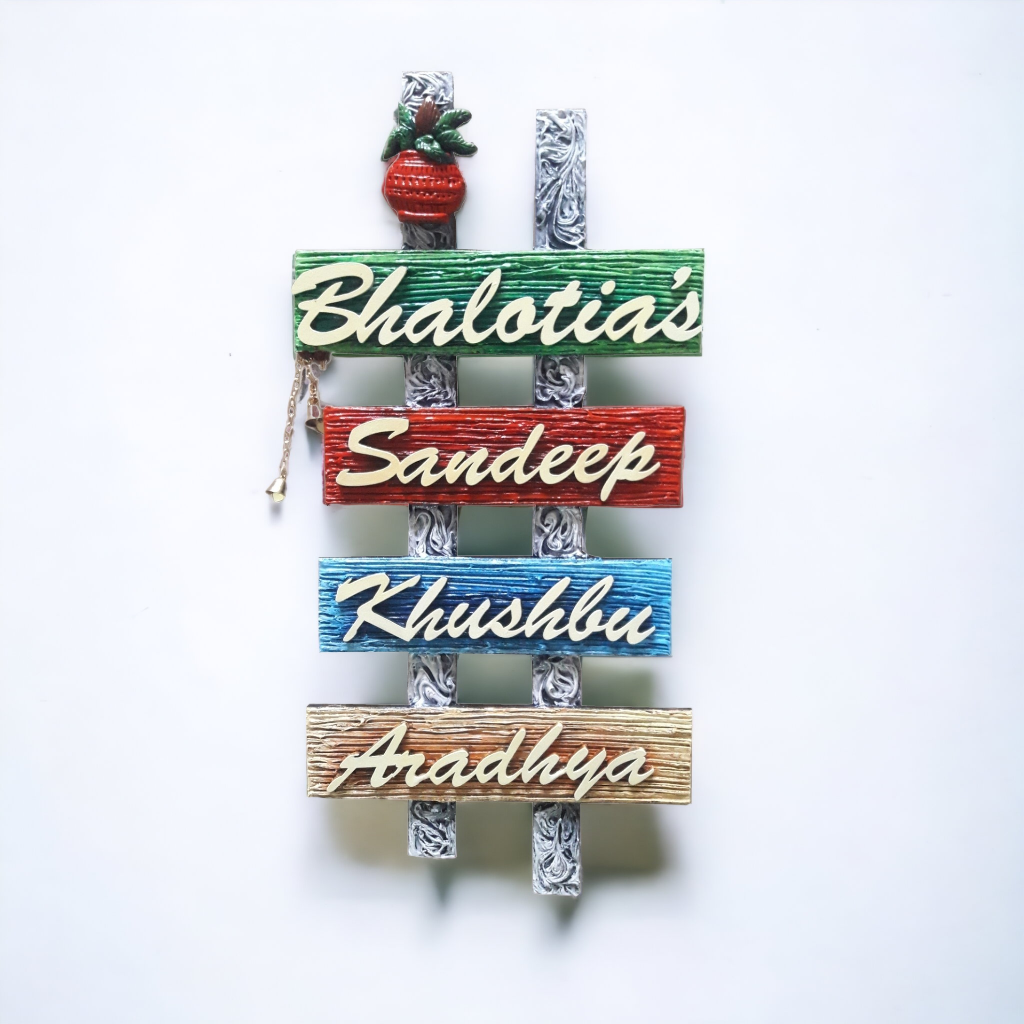 Four Panel with Kalash Nameplate