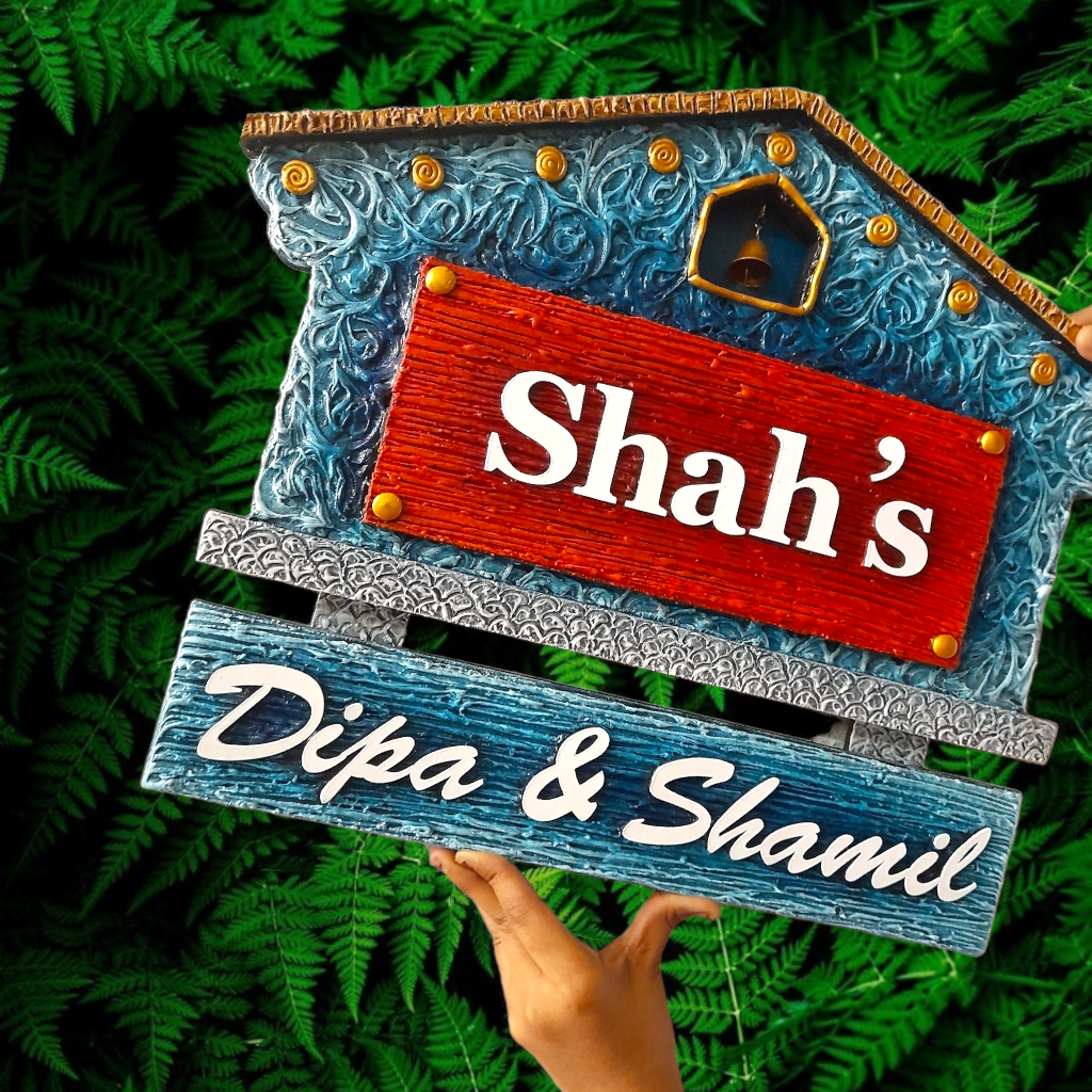 Hut Shaped Nameplate 1