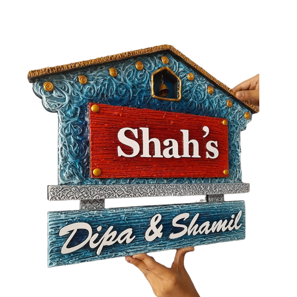 Hut Shaped Nameplate 1