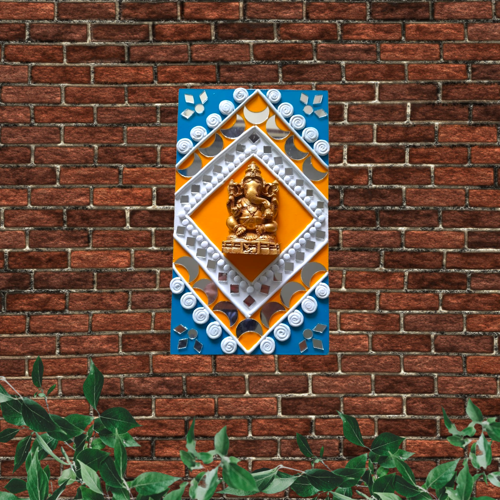Lippan Art Ganesha Wall Hanging