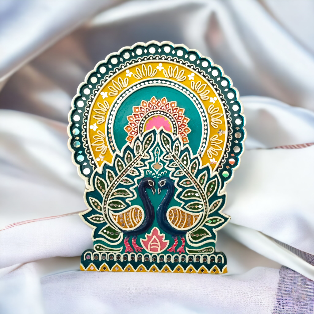 Lippan Art Peacock Theme Wall Hanging