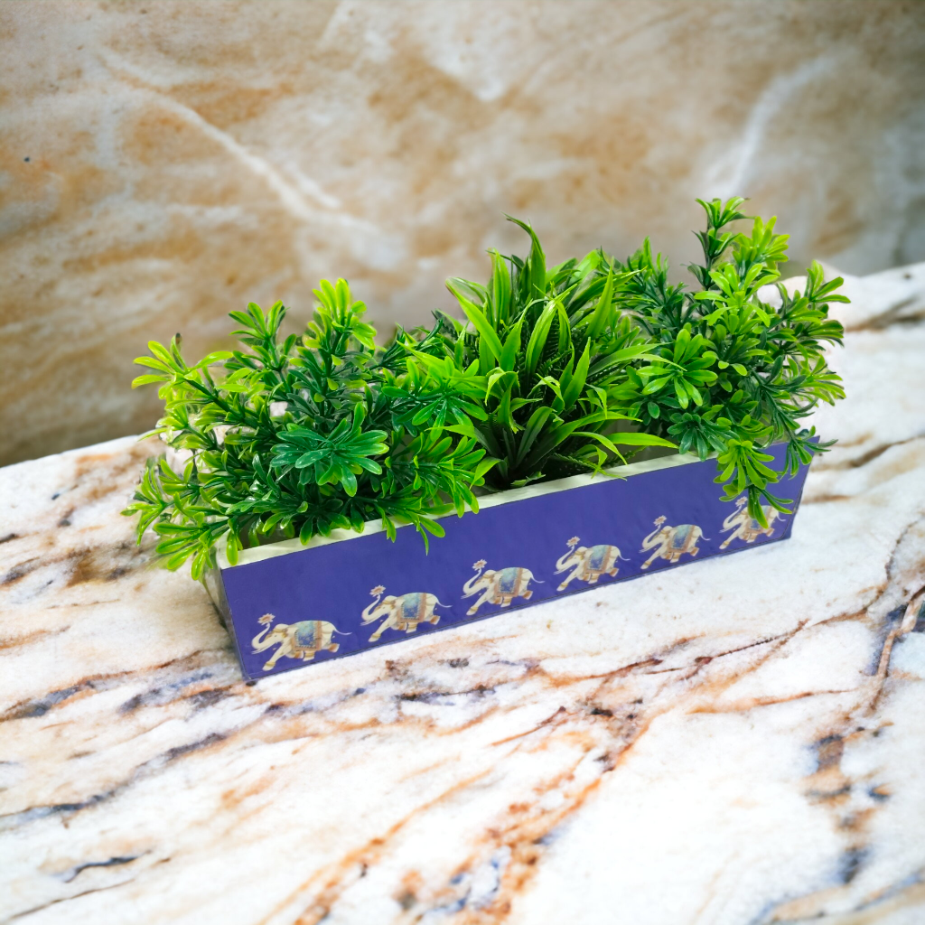 Elephant Print Design Planter
