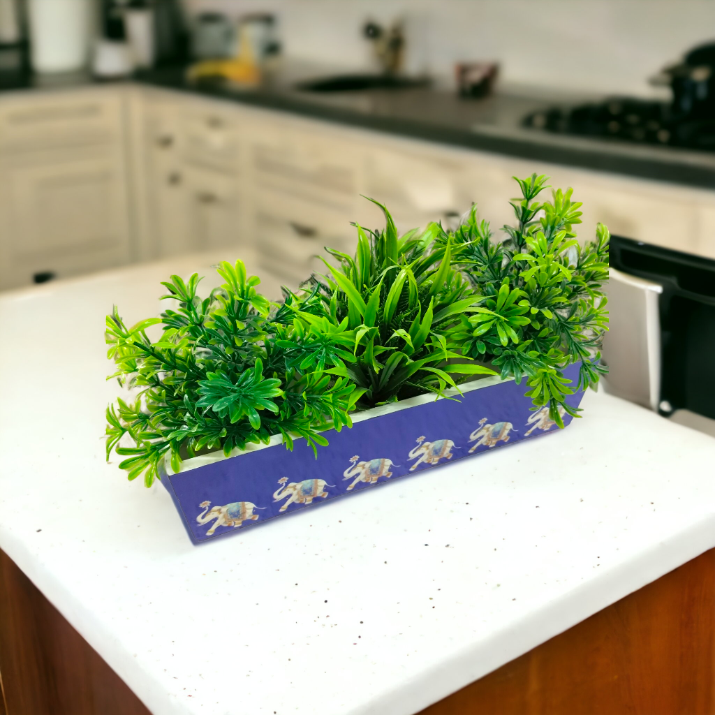 Elephant Print Design Planter