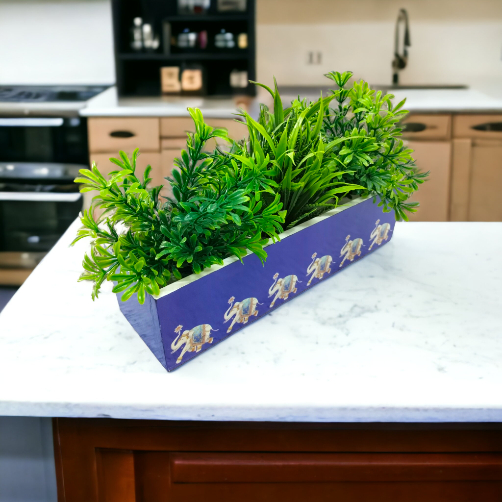 Elephant Print Design Planter