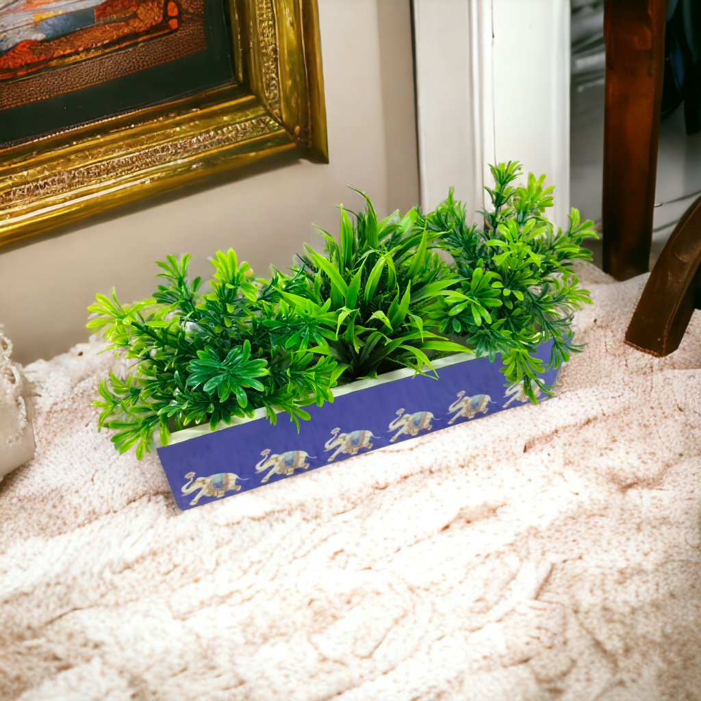 Elephant Print Design Planter