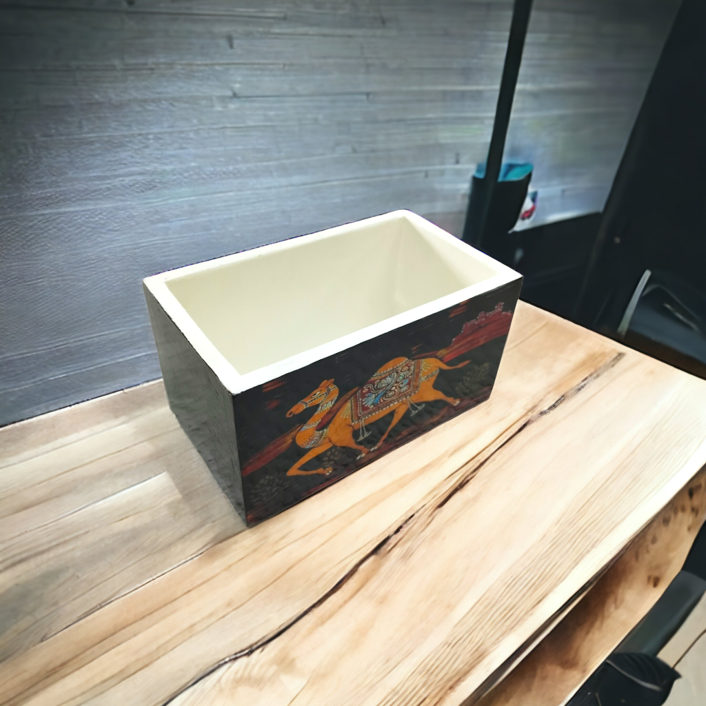 Decorative Planter with Camel Design
