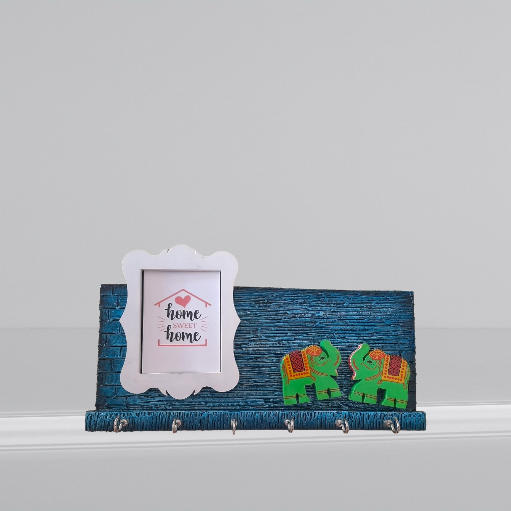 Photoframe Keyholder with Elephant 1