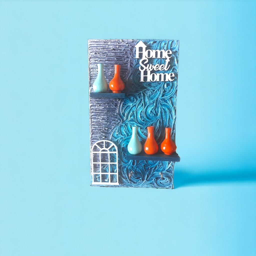 Rectangular Home Sweet Home Keyholder 1