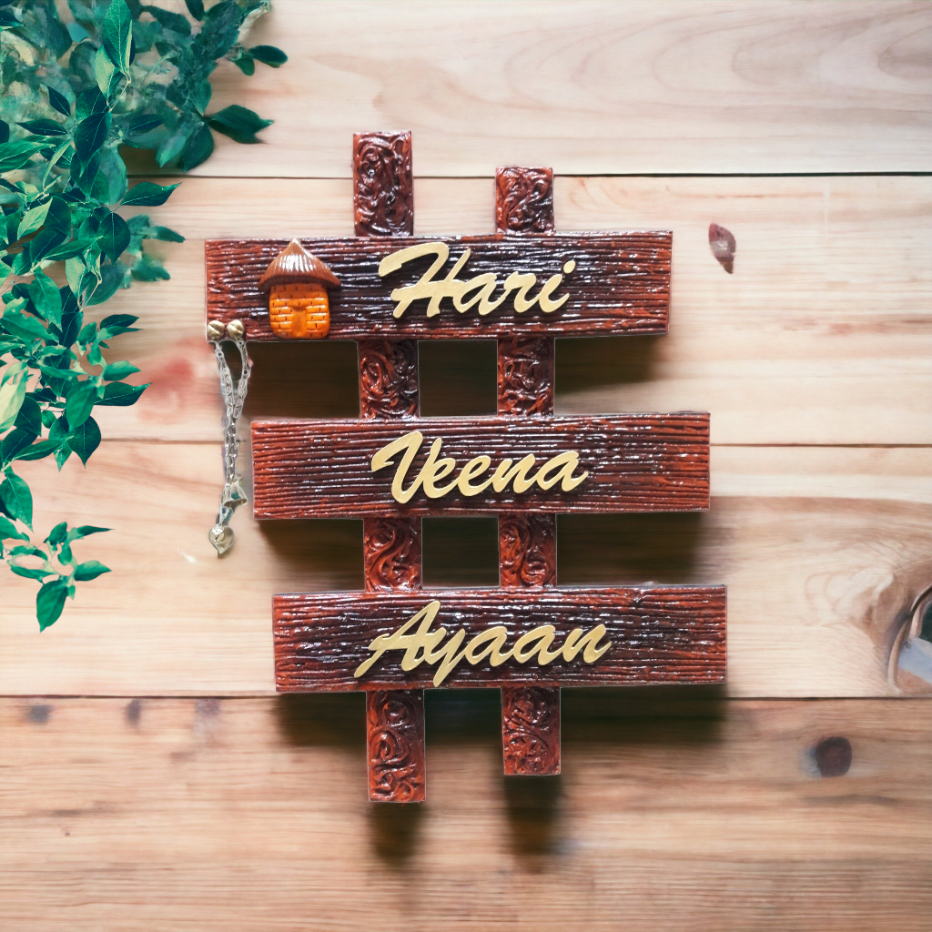 Three Panel Nameplate