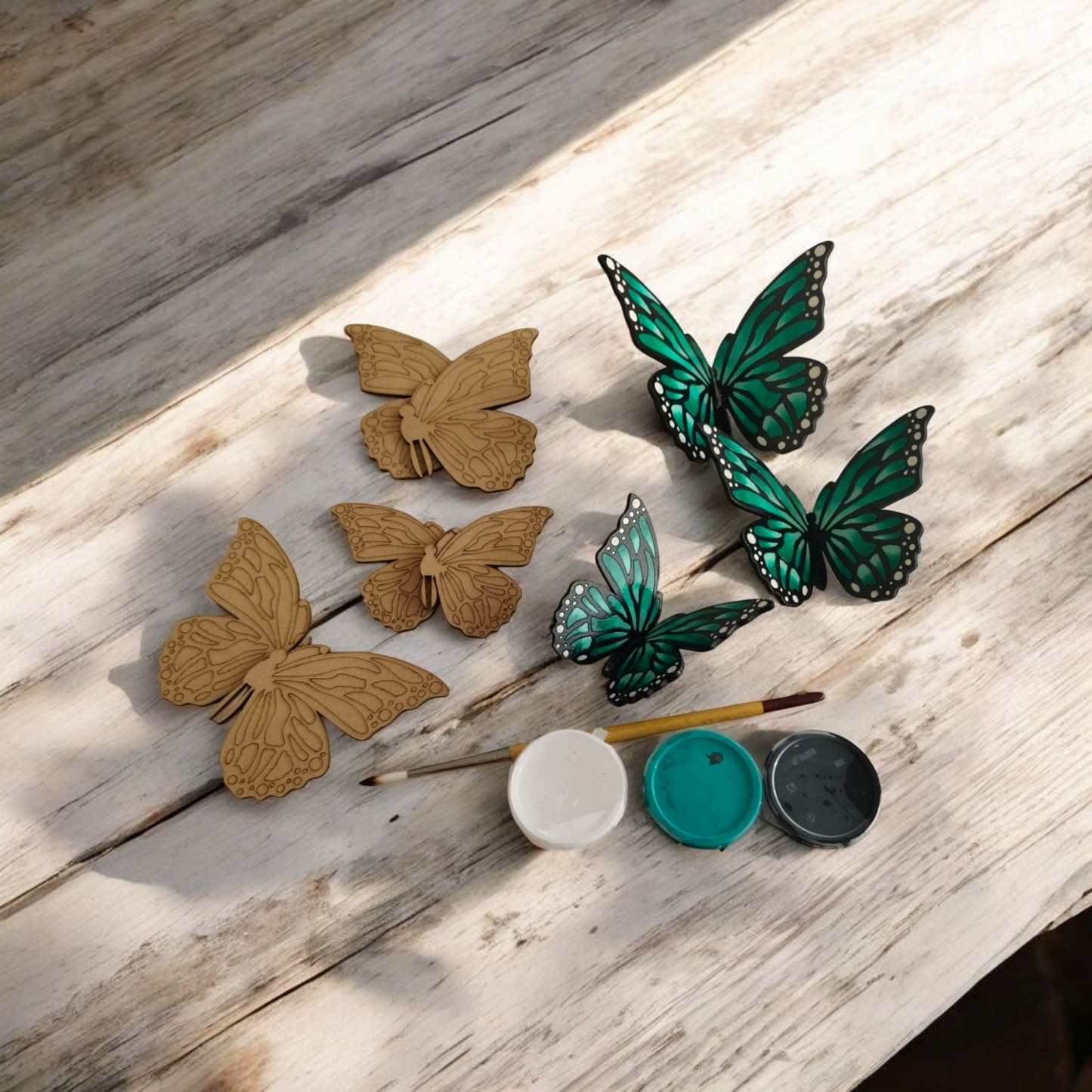3D Butterfly Wall Decor Kit