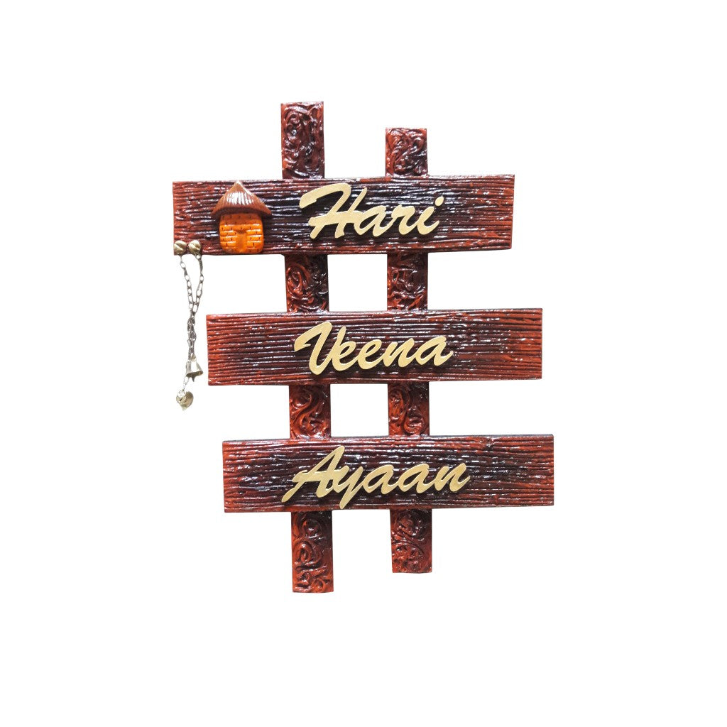 Three Panel Nameplate