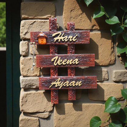 Three Panel Nameplate