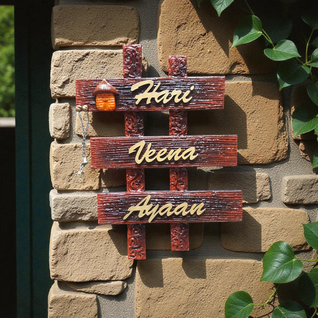 Three Panel Nameplate