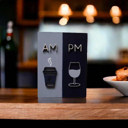 AM PM Wall Hanging 1