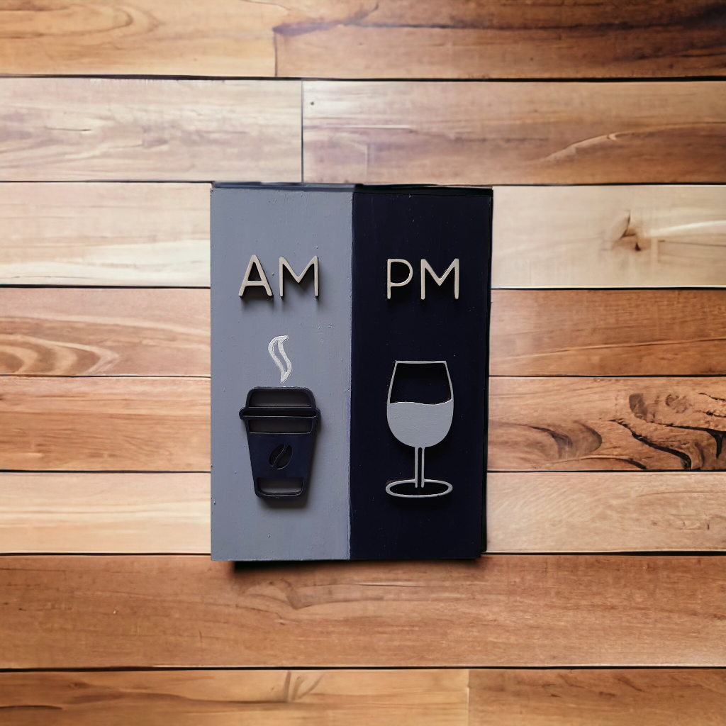 AM PM Wall Hanging 1