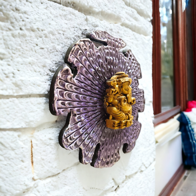 Abstract Shaped Ganesha Mural