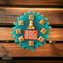 Astamangal Navkar Mantra Mural – Handcrafted Auspicious Wall Decor
