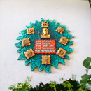 Astamangal Navkar Mantra Mural – Handcrafted Auspicious Wall Decor