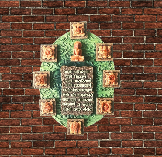 Astamangal Navkar Mantra Wall Mural