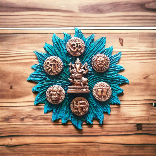 Auspicious Sign Ganesha Wall Hanging