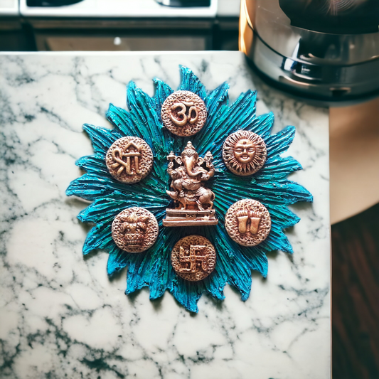 Auspicious Sign Ganesha Wall Hanging