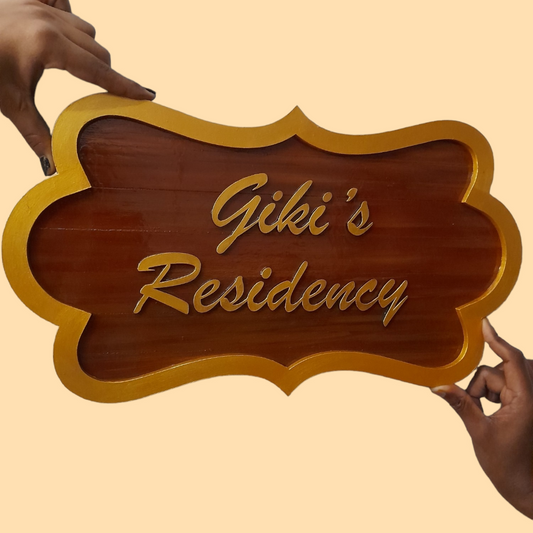 Border Frame Nameplate 1