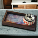 Colourful Mandala Design Tray – Handcrafted Serving Tray for Gifts & Home Decor