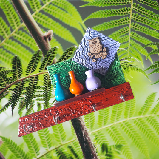 Decorative Keyholder with Pots