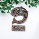 Fish Shaped Nameplate