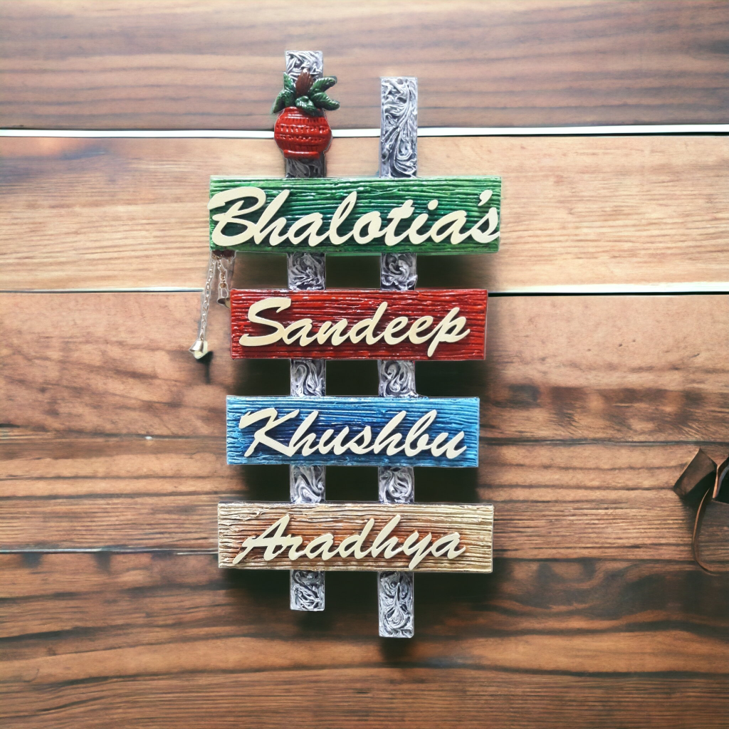 Four Panel with Kalash Nameplate