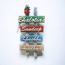 Four Panel with Kalash Nameplate