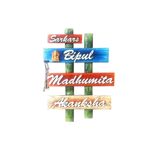 Four Panel Nameplate