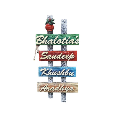 Four Panel with Kalash Nameplate