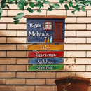 House Shaped Family Nameplate