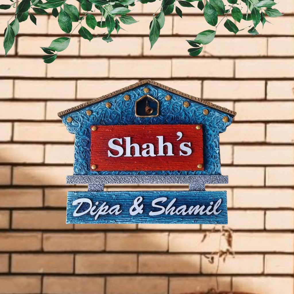 Hut Shaped Nameplate 1