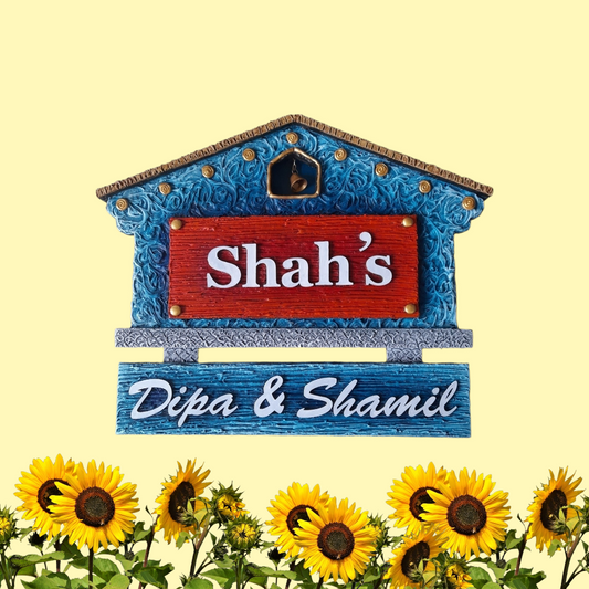 Hut Shaped Nameplate 1