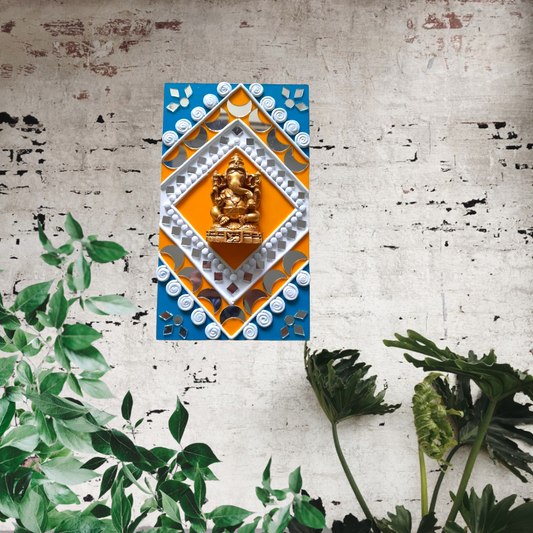 Lippan Art Ganesha Wall Hanging