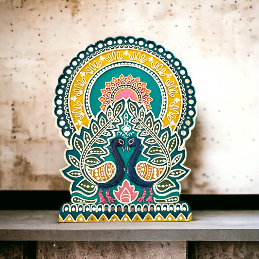 Lippan Art Peacock Theme Wall Hanging