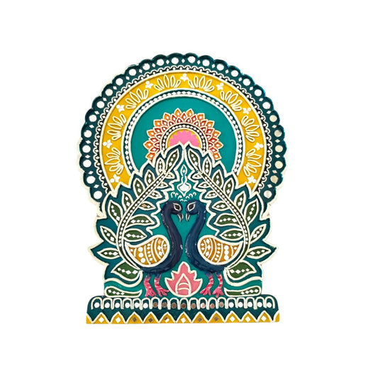 Lippan Art Peacock Theme Wall Hanging