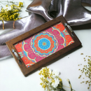 Mandala Design Rectangle Tray – Elegant Home Decor & Gift Tray