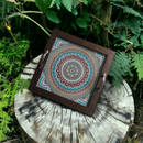 Handcrafted Mandala Design Square Tray – Perfect Gift & Serving Tray