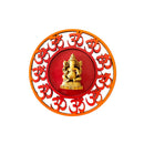 Om Round Shaped Ganesha Mural