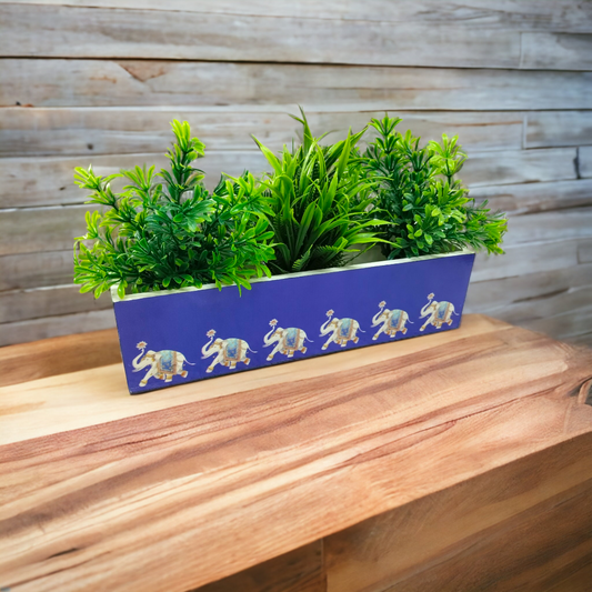 Elephant Print Design Planter