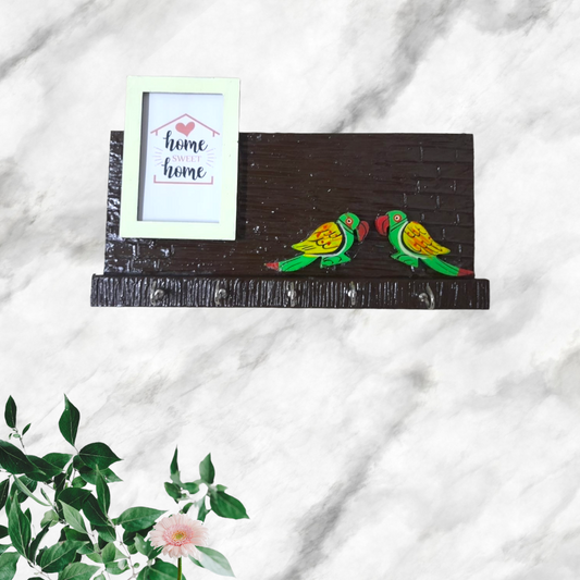 Photoframe Keyholder with Parrot 1