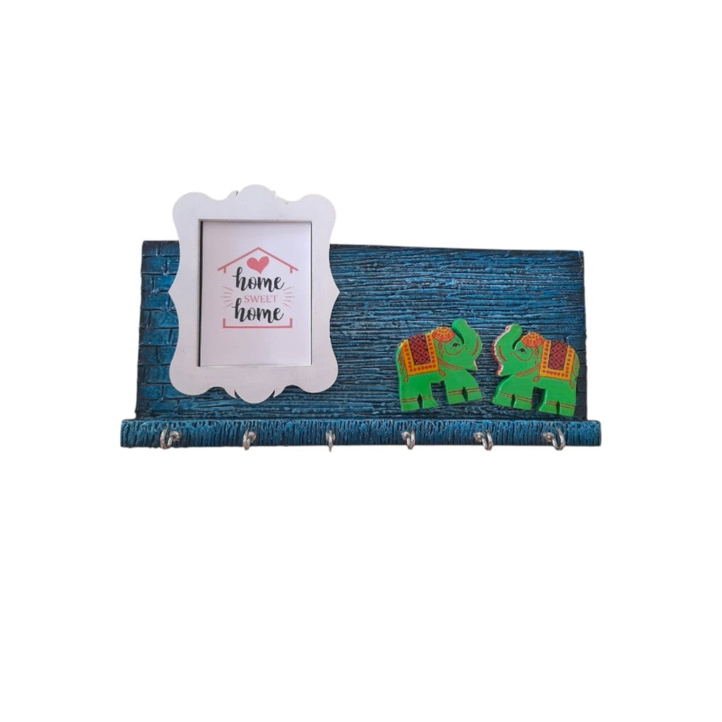 Photo frame Keyholder with Elephant