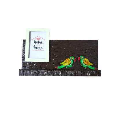 Photoframe Keyholder with Parrot