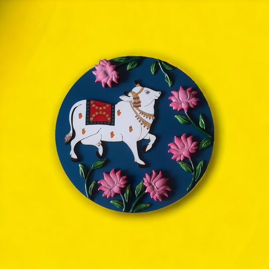 Pichwai Cow Theme Wall Hanging