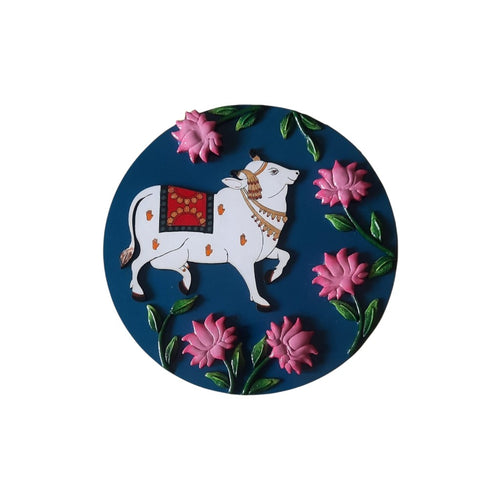 Pichwai Cow Theme Wall Hanging